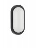 Kinkiet zewnętrzny LED czarny podłużny minimalistyczny nowoczesny podświetlający elewację IP65 SOVANDO LE75252 Luces Exclusivas
